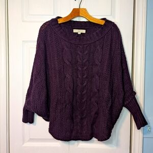 Ann Taylor loft cable knit sweater xs/s